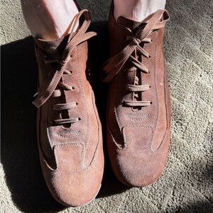 Men's Brown Suede Sneakers